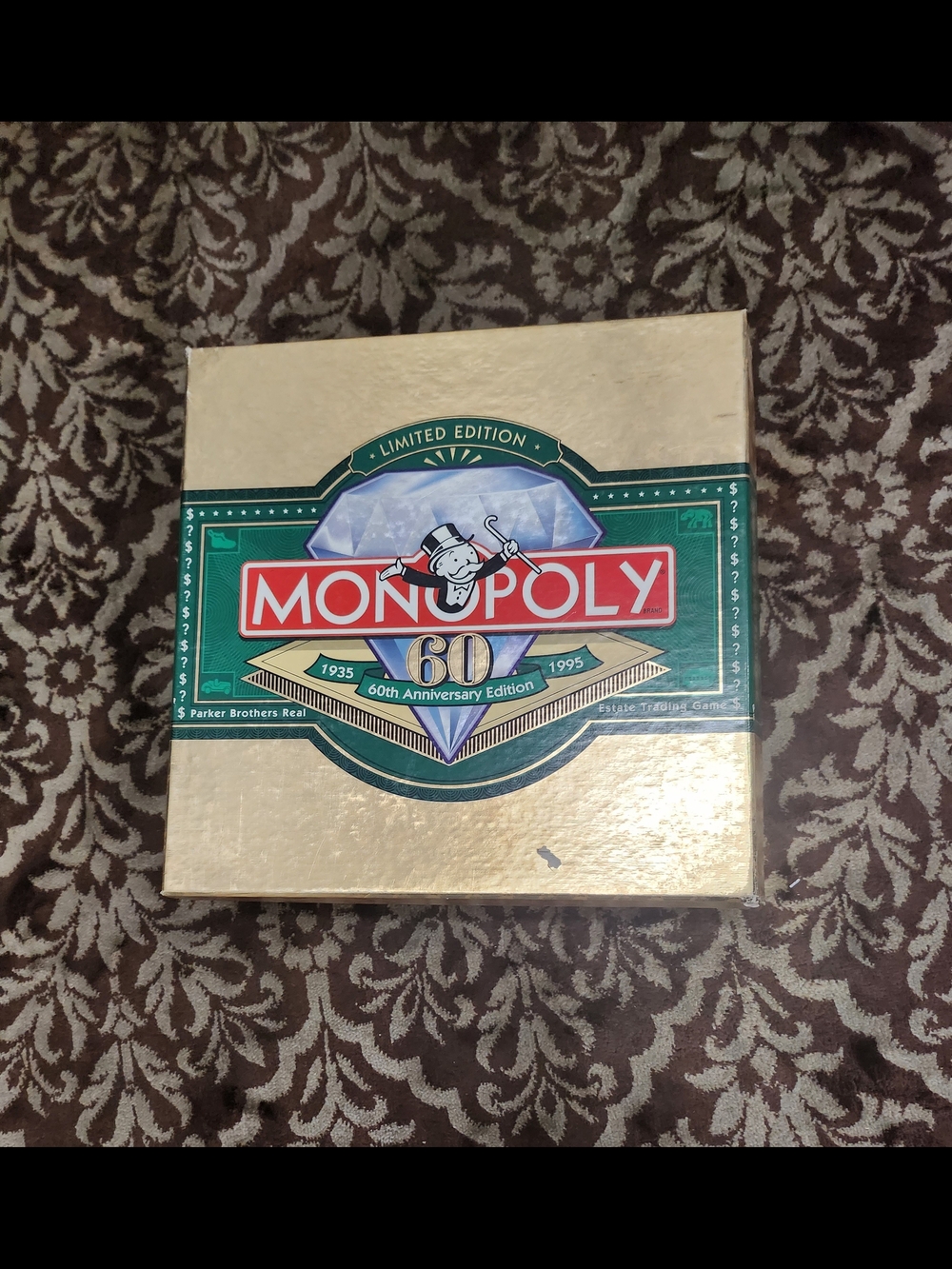 Monopoly 60th Anniversary Limited Edition.  Played Only Once In 31 Years!